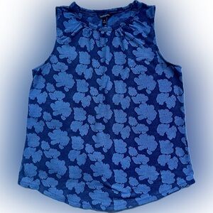 Banana Republic Navy Blue Knit Tank Top Medium